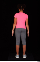  Zahara dressed grey sneakers grey sports leggings pink t shirt sports standing whole body 0005.jpg